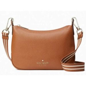 G Kate Spade Rosie Crossbody Brown Leather WKR00630 Warm Gingerbread NWT $349